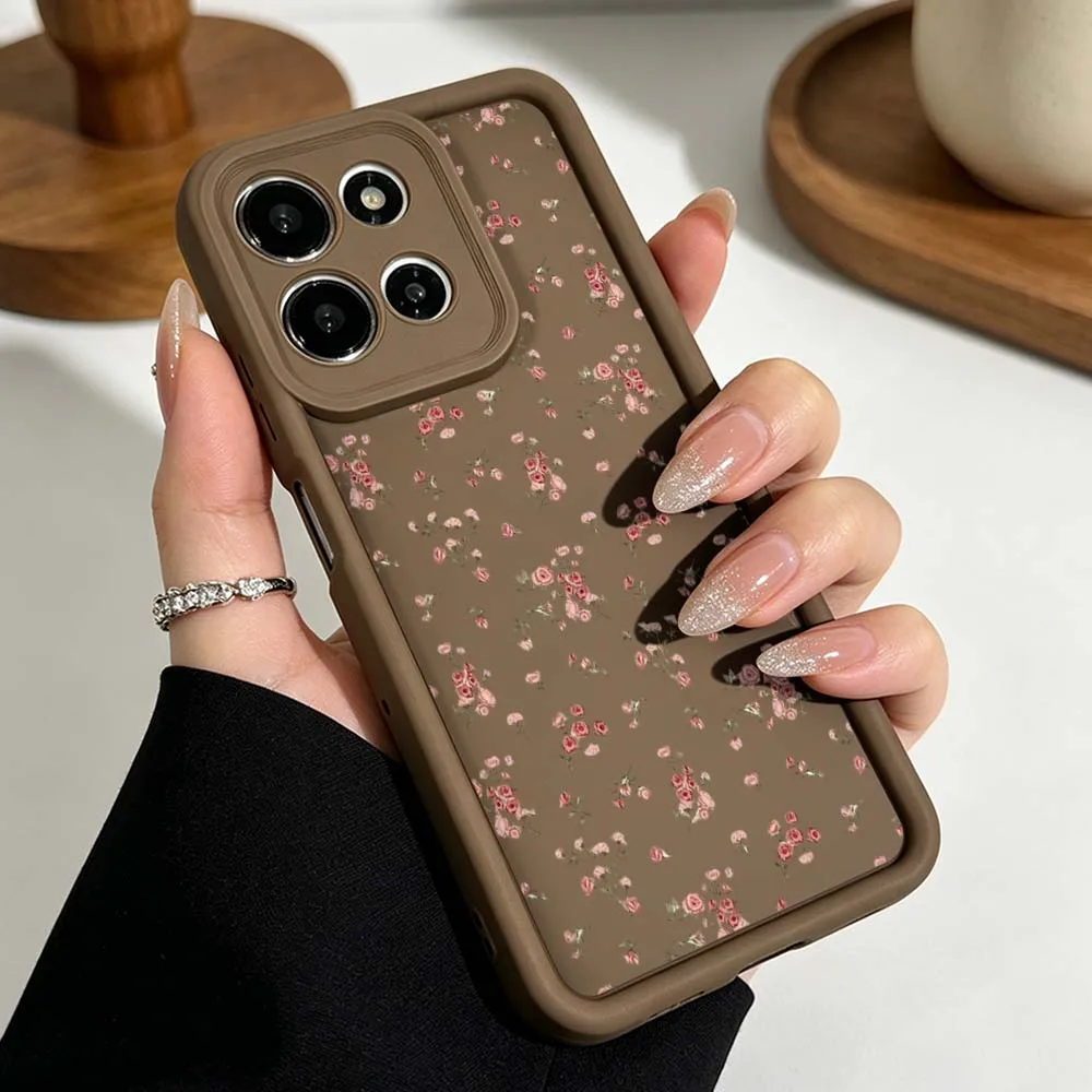 Floral Print Eye Ladder Phone Case Cover