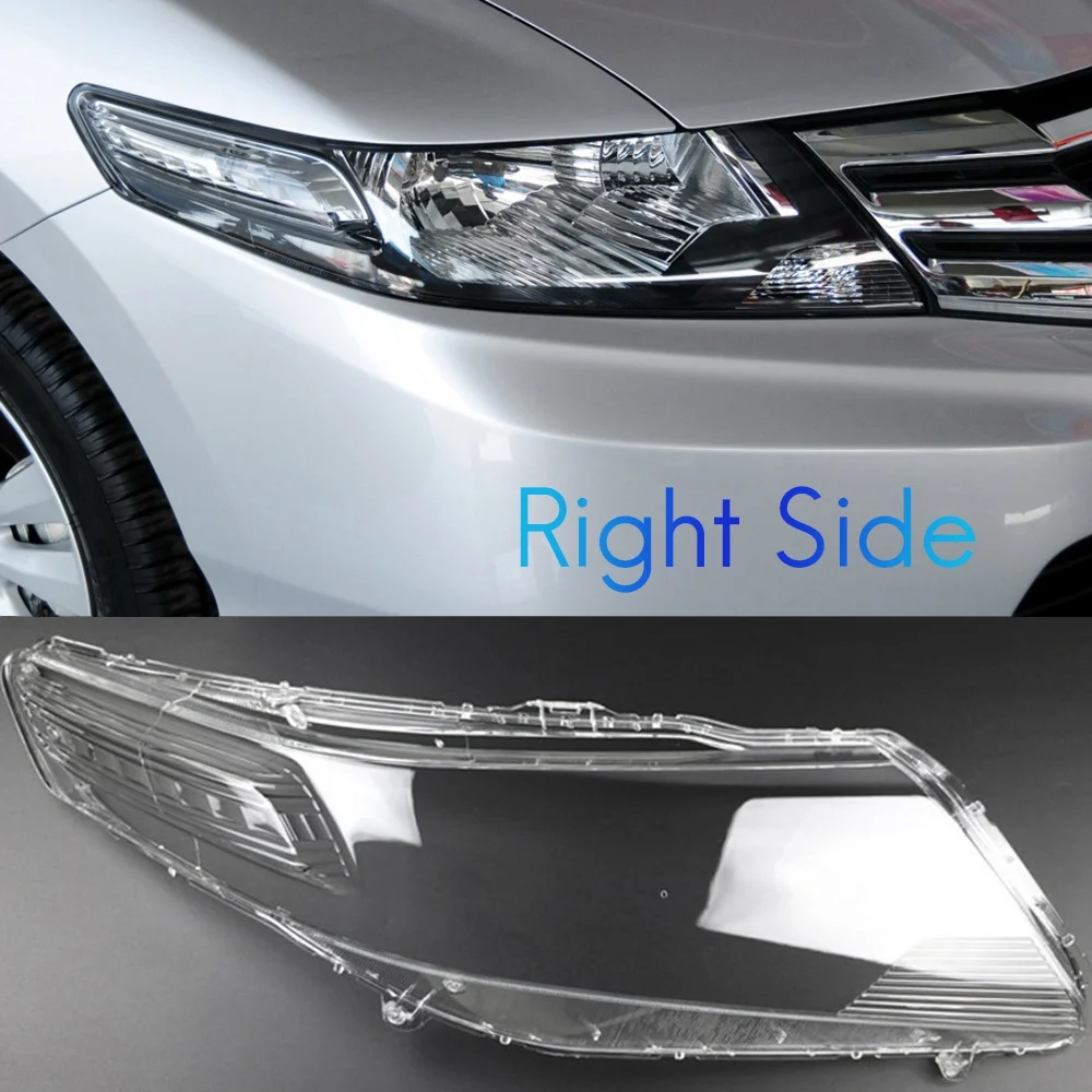 

for Honda City 2009-2014 Right Car Headlight Cover head light lamp Transparent Lampshade Shell Lens Glass