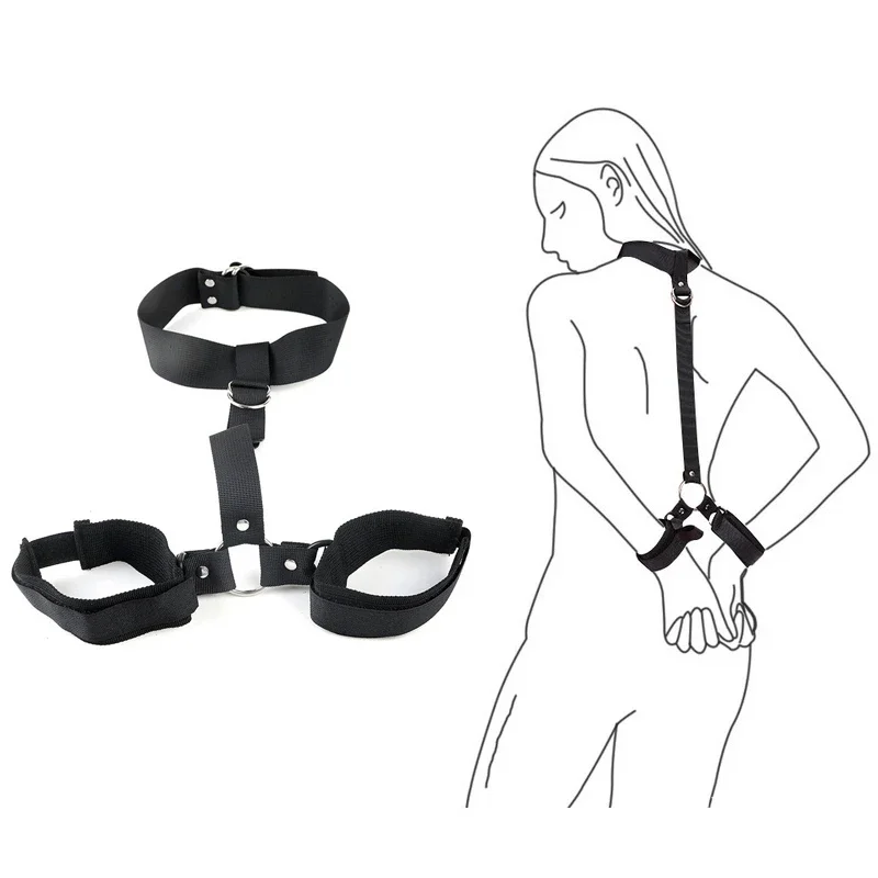 Erotic Slave Adult Games Sex Toys Woman Couples Restraints Handcuff Neck Ankle Cuffs For Open Leg BDSM Bondage Sex Shop Products wireless earphones,bluetooth earbuds