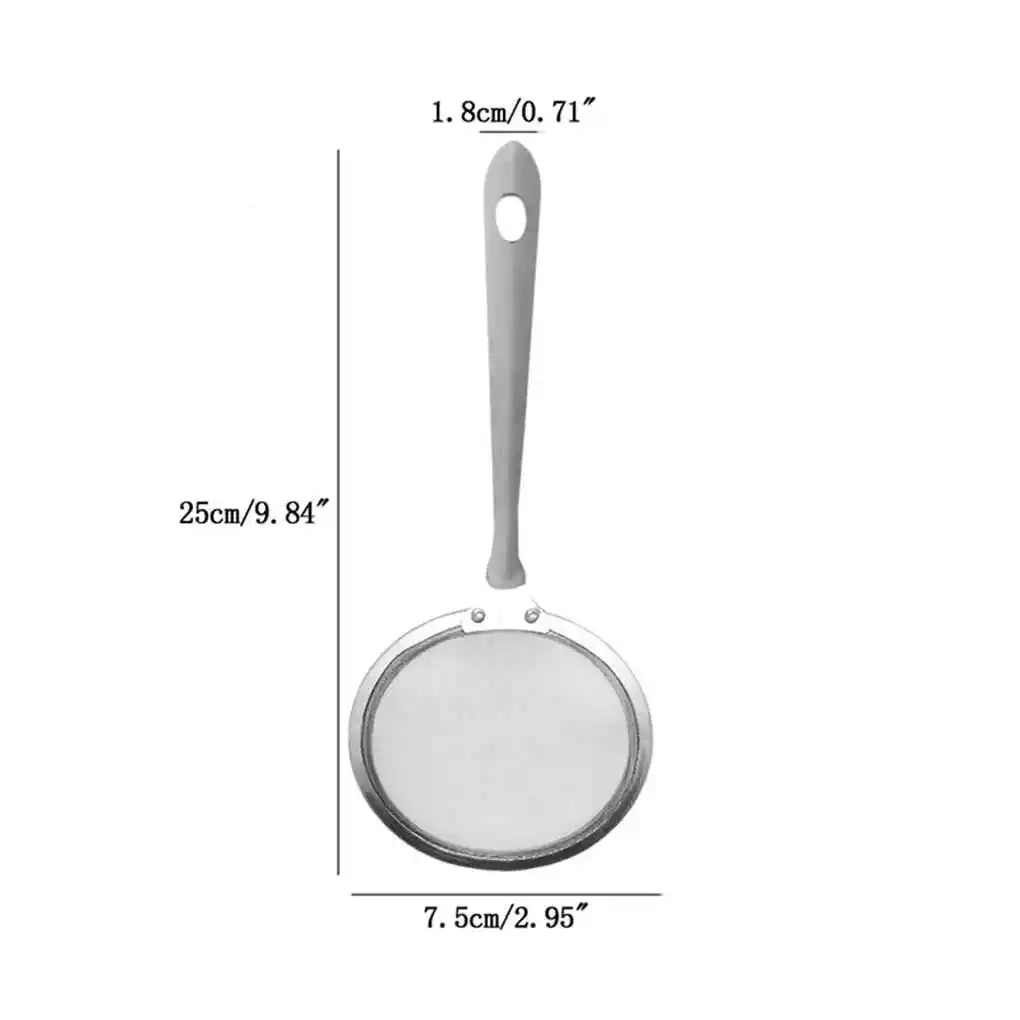 Filtre pour Pot chaud japonais Super épais, cuillère d'écumage de soupe, percolateur en maille, passoire, huile grasse, filtre en mousse, outils de cuisine