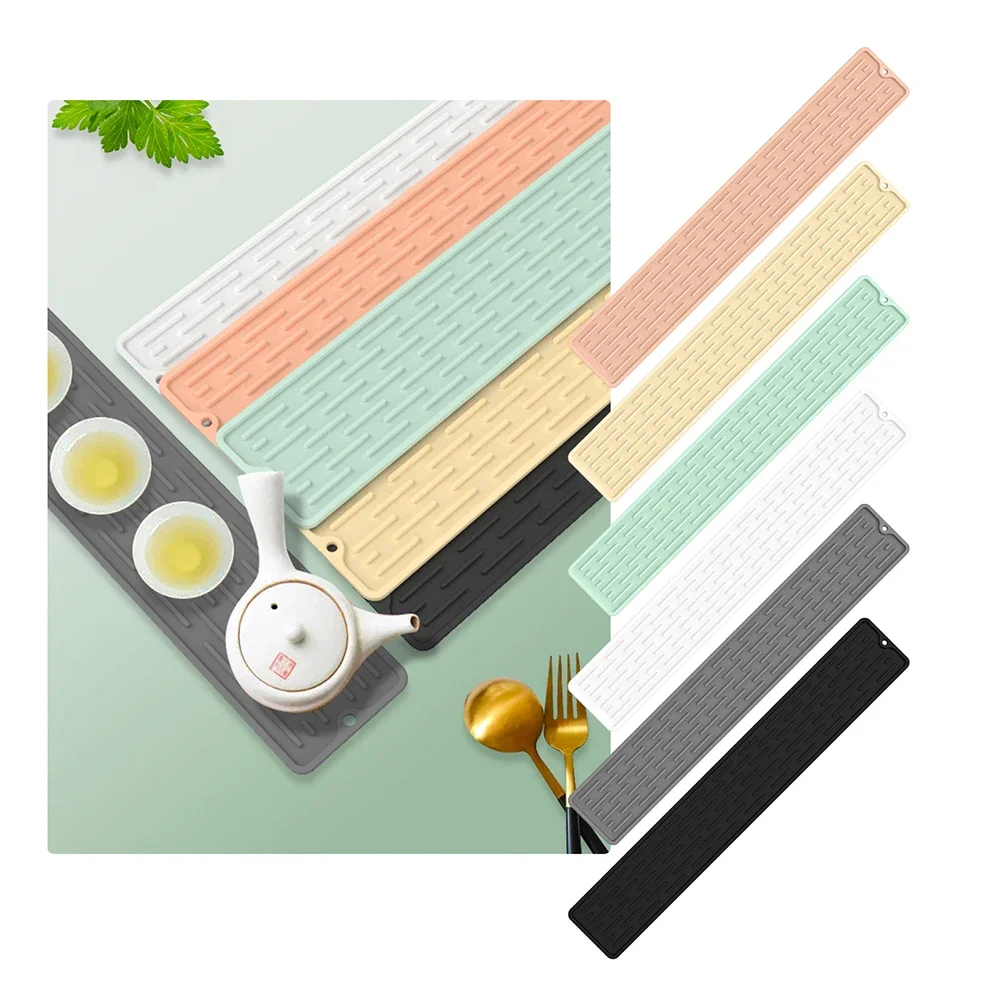 Drip Protection Pads Waterproof Cleaning Faucet Water Catcher Mat Heat-insulation kitchen faucet pad Kitchen Gadgets Home Bathroon Accessories