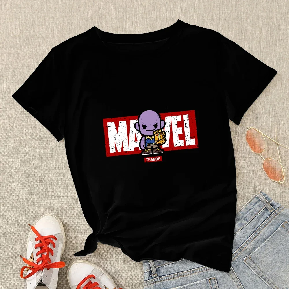 

Marvel Scarlet Witch T-shirts Black Fashion Casual T Shirt Women Cartoon Cute Superhero Print Harajuku Ropa Tumblr Mujer