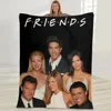 Friends TV Show Flannel Blanket For Kids Adult Girls Gift Picnic Travel Bed Throw Blanket Applicable All Season Black Blankets 3