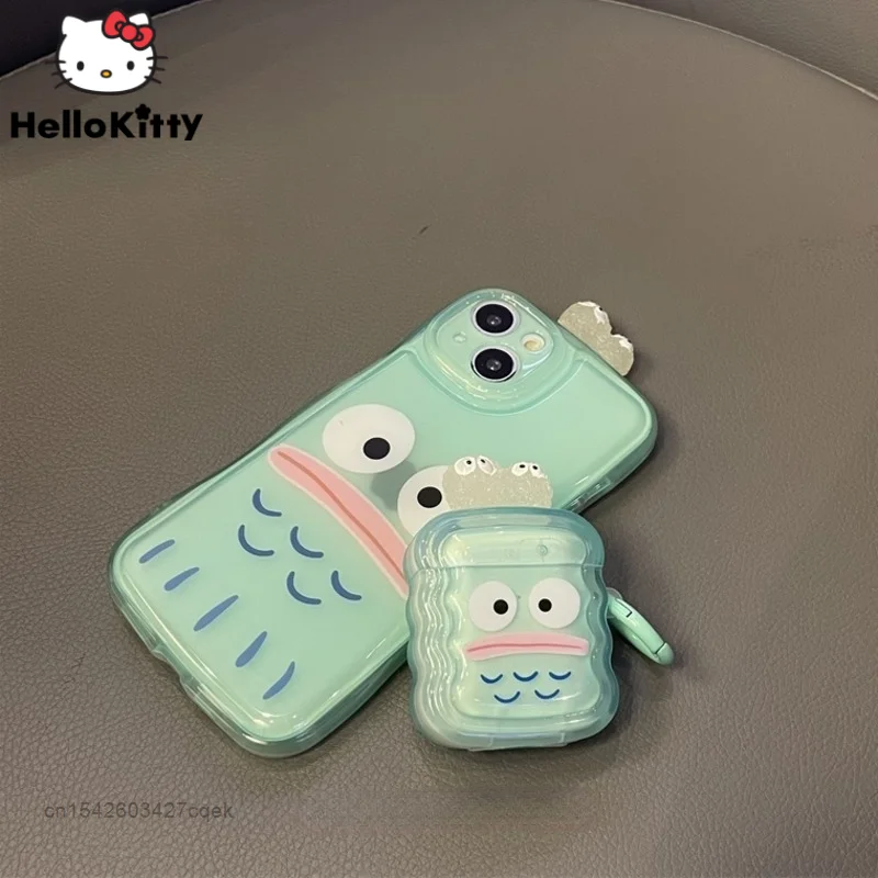 Custodia Sanrio Airpod Cartoon Hangyodon Apple Phone 11 12 13 14 Pro Max Custodia Alla Moda Airpods 1 2 3 Custodia Per Cuffie Airpods Pro 2 Cover