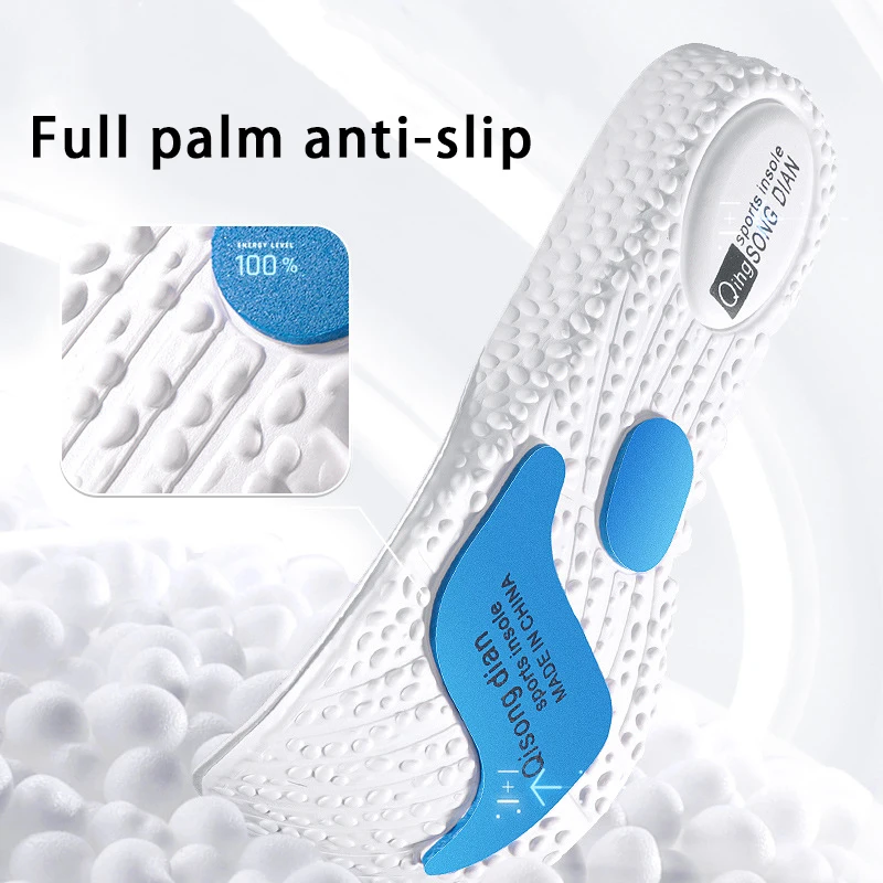 Coussinets de soutien de la voûte plantaire, Inserts orthopédiques, semelles intérieures de Sport pour chaussures hommes et femmes, semelle intérieure de course confortable pour pieds, paniers antidérapants - miniature 4