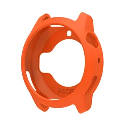 Enhanced Protective TPU Case Cover for Smartwatch Wristband Accessories (Orange)