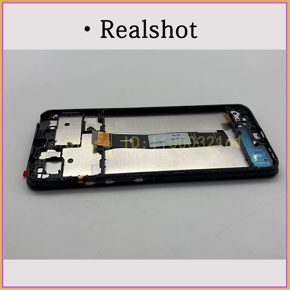 RongZy Compatibel Met Xiaomi Redmi 12C Vervangend Scherm LCD-Display + Touchscreen Met Gereedschap (Zwart Met Frame)