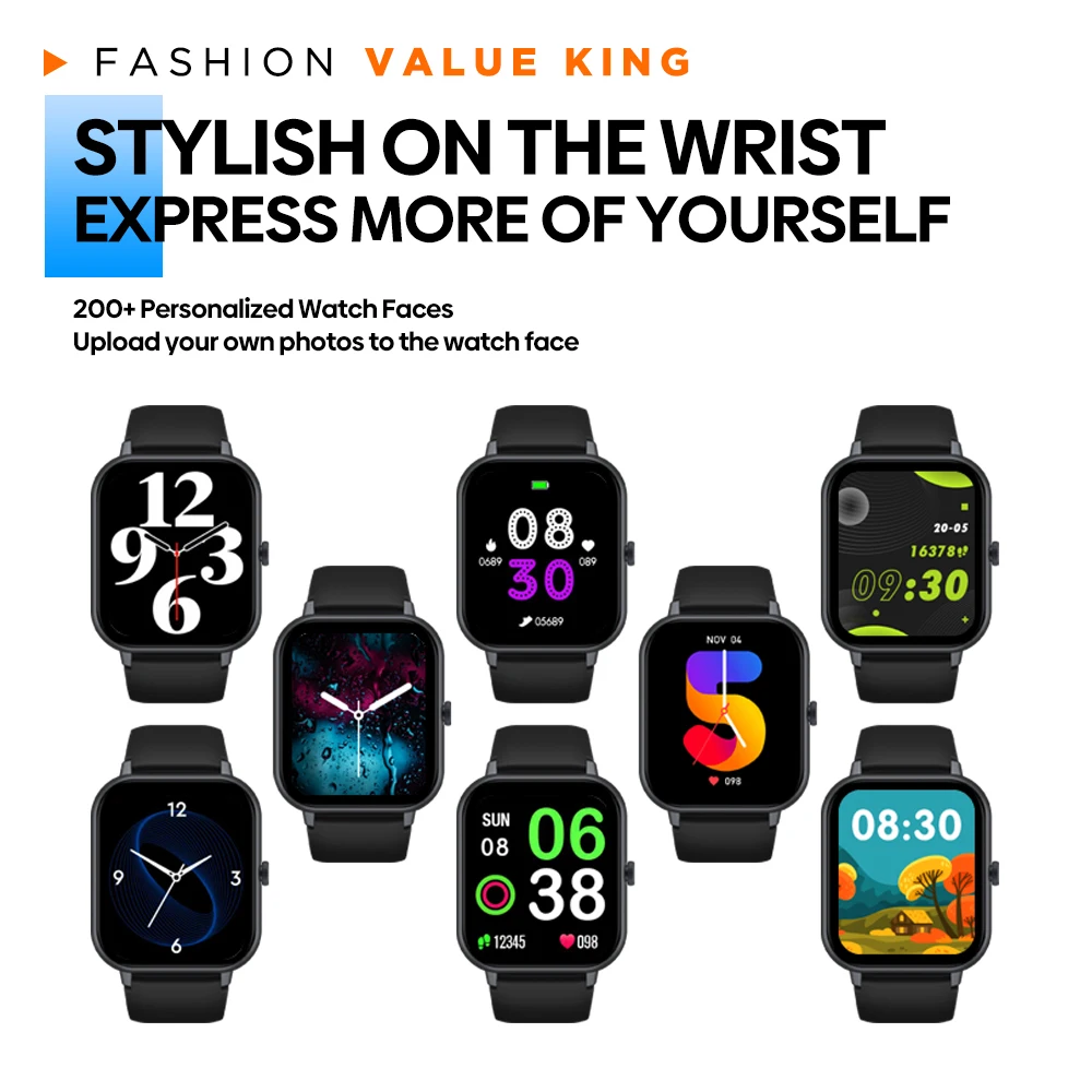 Zeblaze Btalk Lite Ʈ ġ 1.83 ġ TFT ÷  ȭ 24H  ڵ ǰ  IP68  ȵ̵ IOS