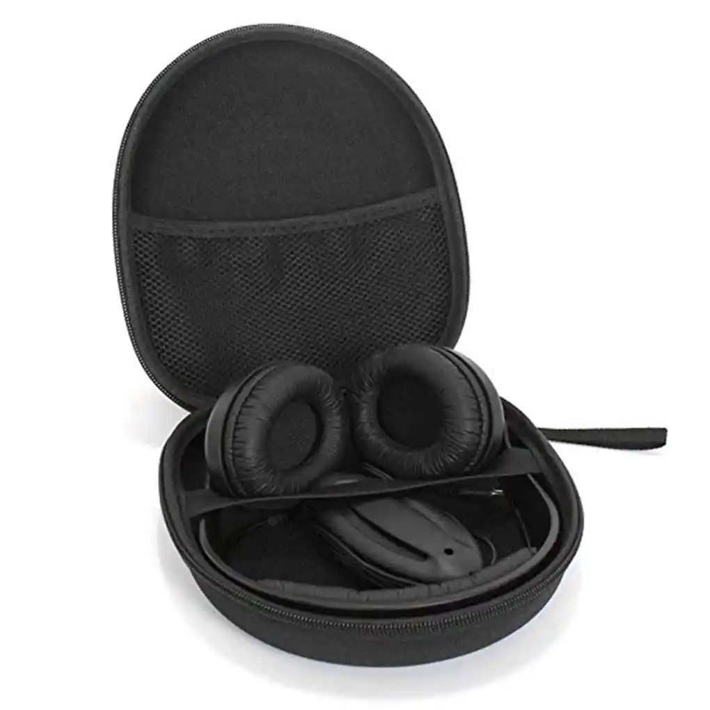 Headphone Carrying Case Shockproof Zipper Storage Headset Pouch Universal Earphone Container Outdoor Travel