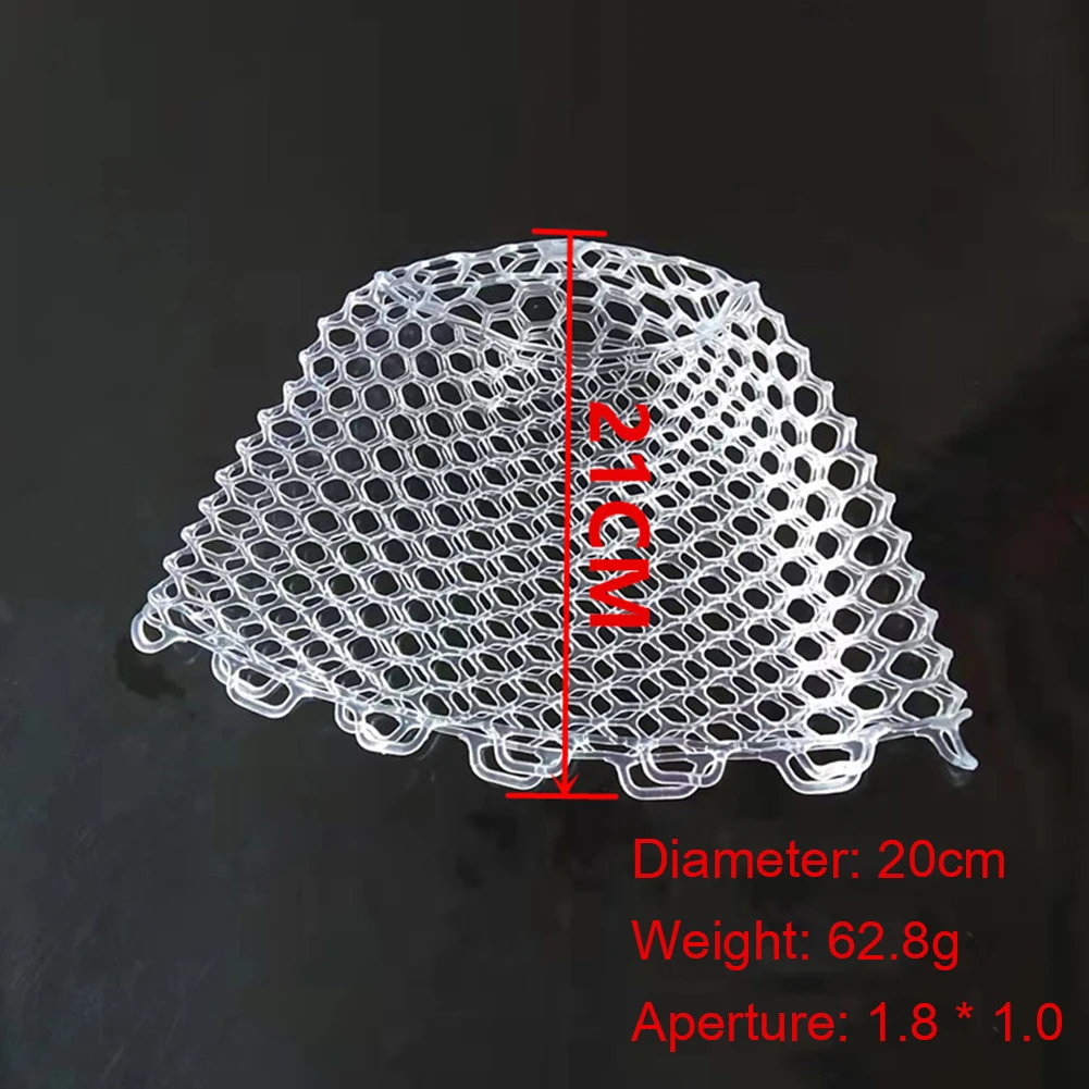 32/40/55cm Fly Fishing Net Transparent Rubber Replacement Bag Does Not Hurt  Fish Net Rubber Fishing Tools