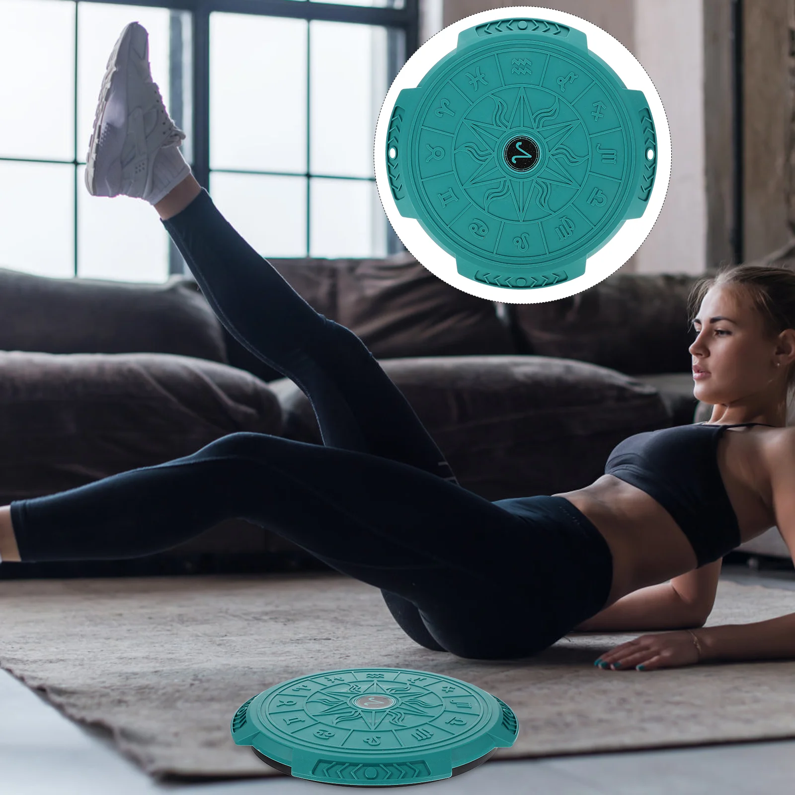 

Waist Body Massage Board Slimming Rotating Twisting Disc Plastic Steel Ball Simple Twists Fitness