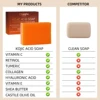 YIFUMEI 1/2Pcs Kojic Acid Soap Whitening Soap Handmade Skin Care Deep Cleaning Moisturizing Cleansing Essential Temperate Soap 2