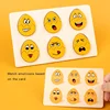 Facial Expressions Eggs Multiple Game Modes Wooden Easter Eggs Montessori Toy Emotion Puzzles Early Education for Boys Girls 3