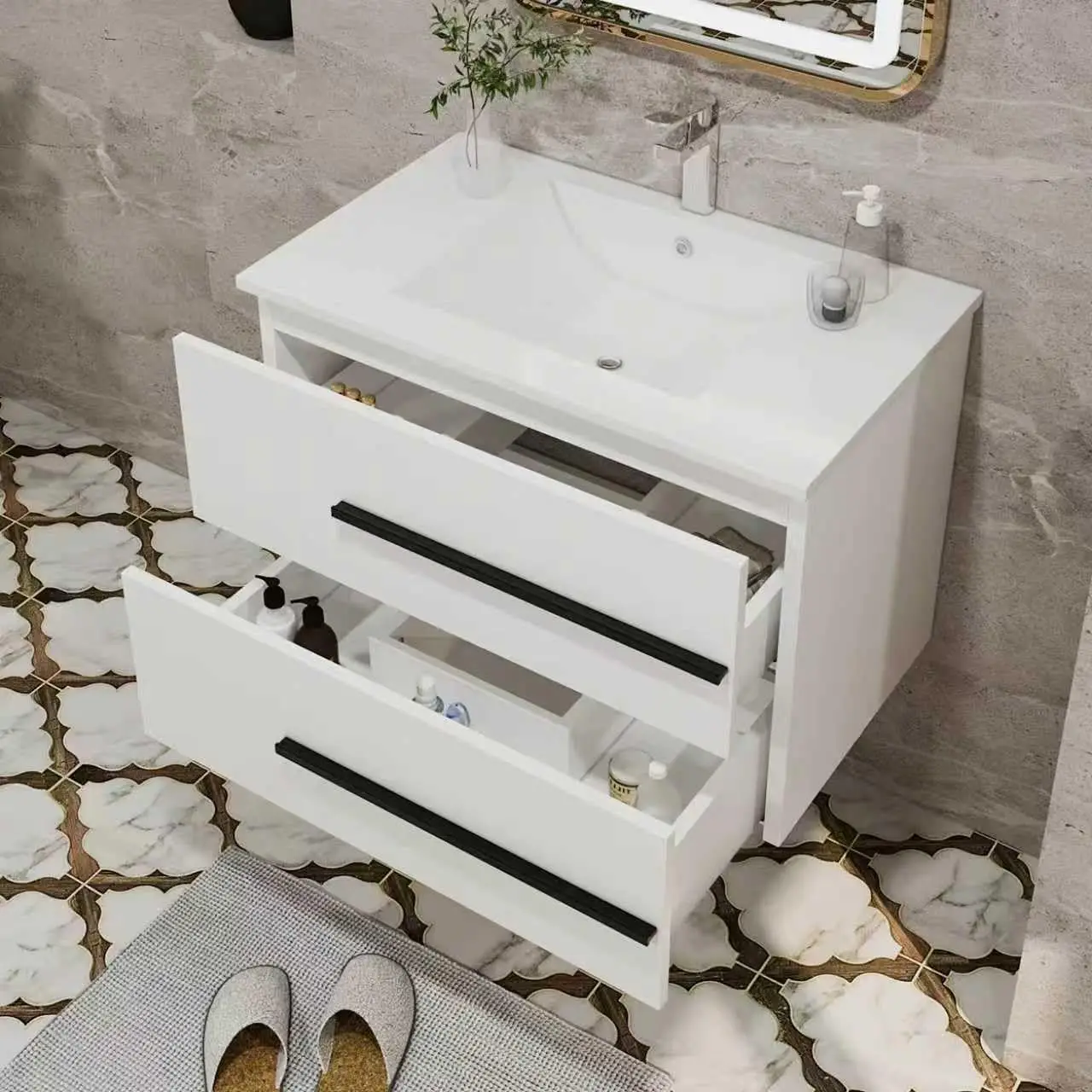 30" Floating Vanity Sink 5