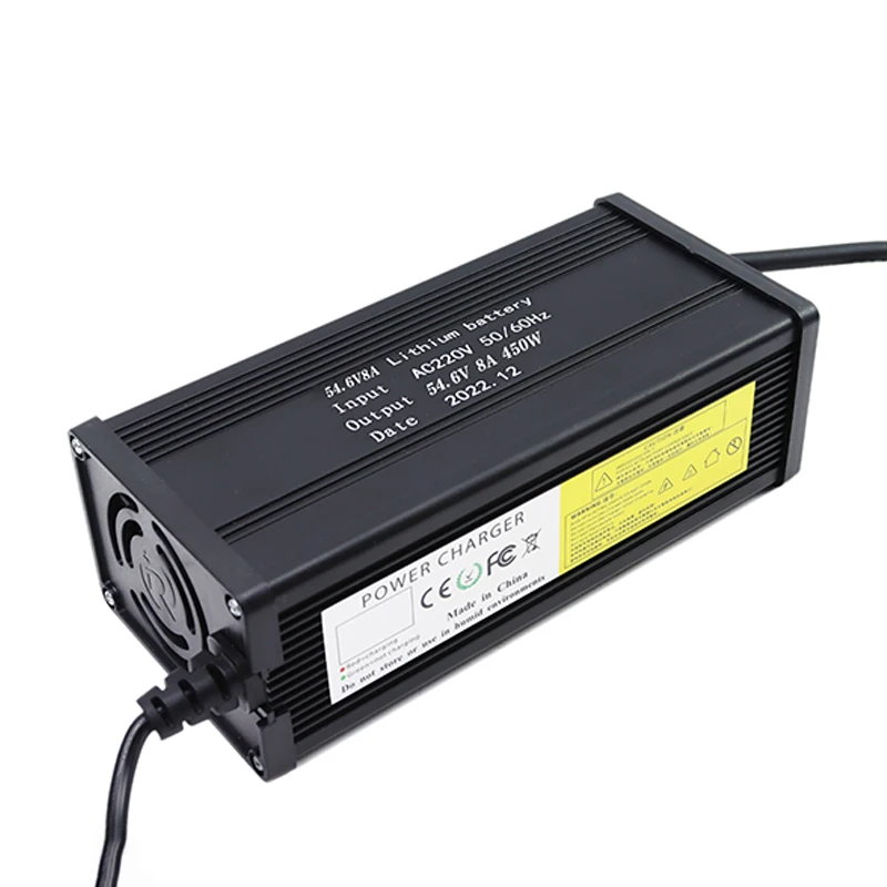Carregador de Íon de Lítio 13s 54.6v Tensão Constante de Alta Potência Inteligente Carregamento Rápido Escudo de Metal Novo 48v 5a 8a 10a 12a 15a 20a - Image 2