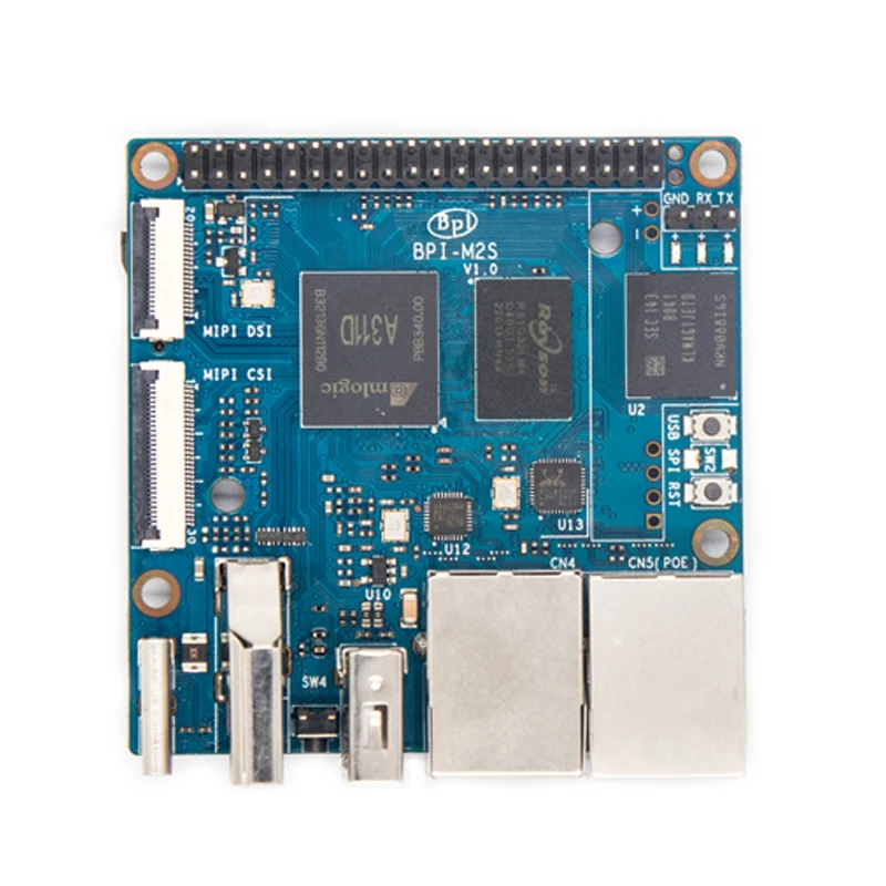 ٳ  BPI-M2S ̽  SoC Amlogic A311D  S922X  ھ, 4GB LPDDR4 RAM, 16GB eMMC  HDMI 2.1, 4KP60 OS ȵ̵