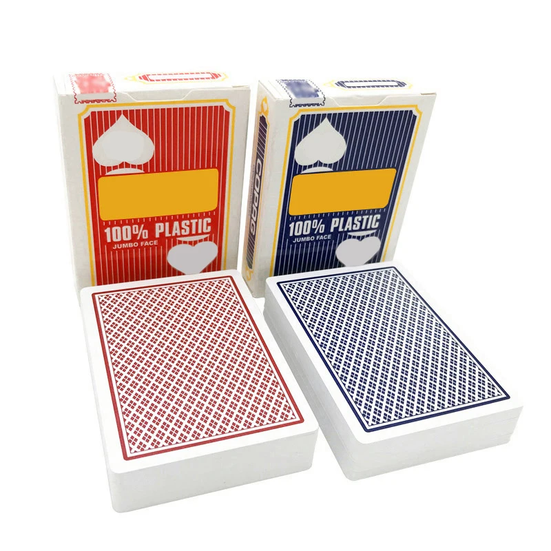 2 Pcs/Lots Texas Hold'em Baccarat Smooth Poker Set PVC Bridge Frosting Waterproof Playing Cards 63*88mm playing cards poker set