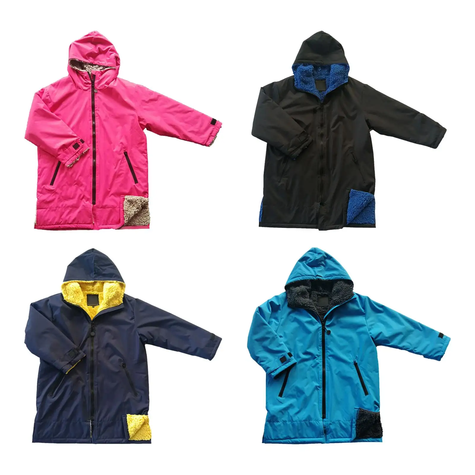 

Kids Changing Robe Jacket Coat Poncho Wearable Warm Windbreaker Suit Anorak Capes Surf Swim Parka for Boys Girl Children Surfing