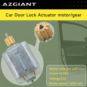 Auto Central Door Lock motore FC-280SC DC 12V Ingranaggi 9T Strumenti di Riparazione Per Citroën C3 Grand C4 Picasso DS5 Auto Parti di Ricambio