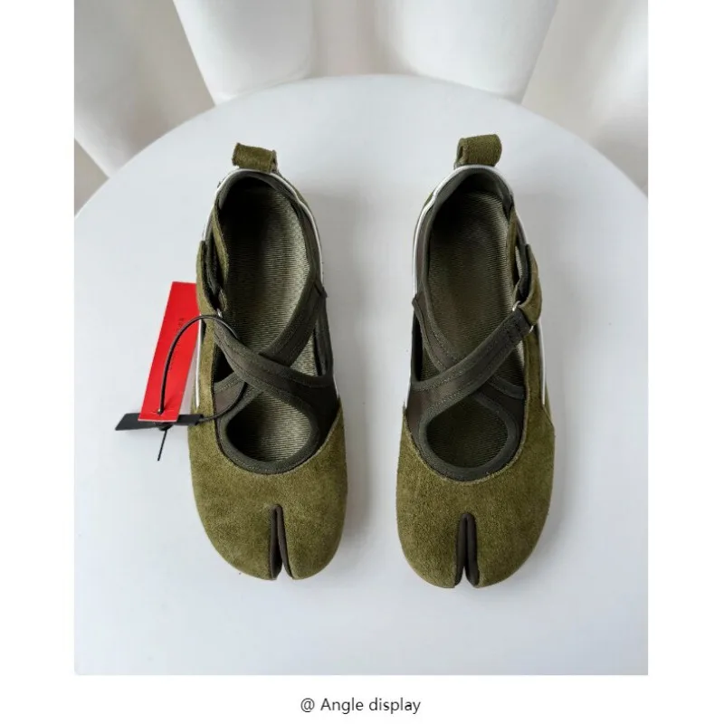 รูปสินค้า รองเท้า Mary Jane ส้นแบน ใส่สบาย สำหรับผู้หญิง รุ่นใหม่ 2026