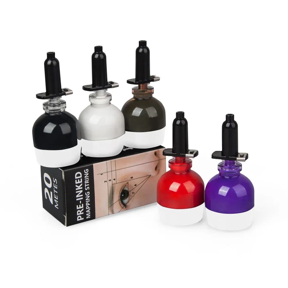 

Mapping Pre-ink String for Microblading Eyebow Make Up Dyeing Liners Thread Semi Permanent Positioning Eyebrow Measuring 20Meter