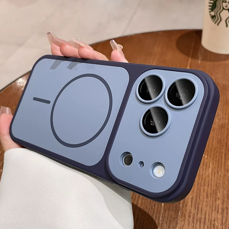 Matte Armor Magnetic Shockproof Magsafe Phone Case