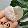 Natural Gemstone Pink Amethyst Heart-shaped Geode Agate Room Witchcraft Altarpiece Decoration Crystal with Stone Healing 3