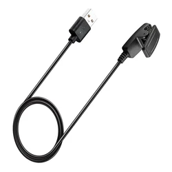 Universal USB Charging Cable Clip for Garmin Wearable Accessories Replacement (Black)