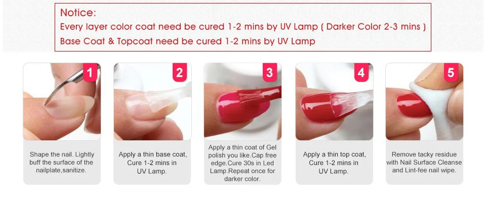 50ml Gel Nail Polish Set