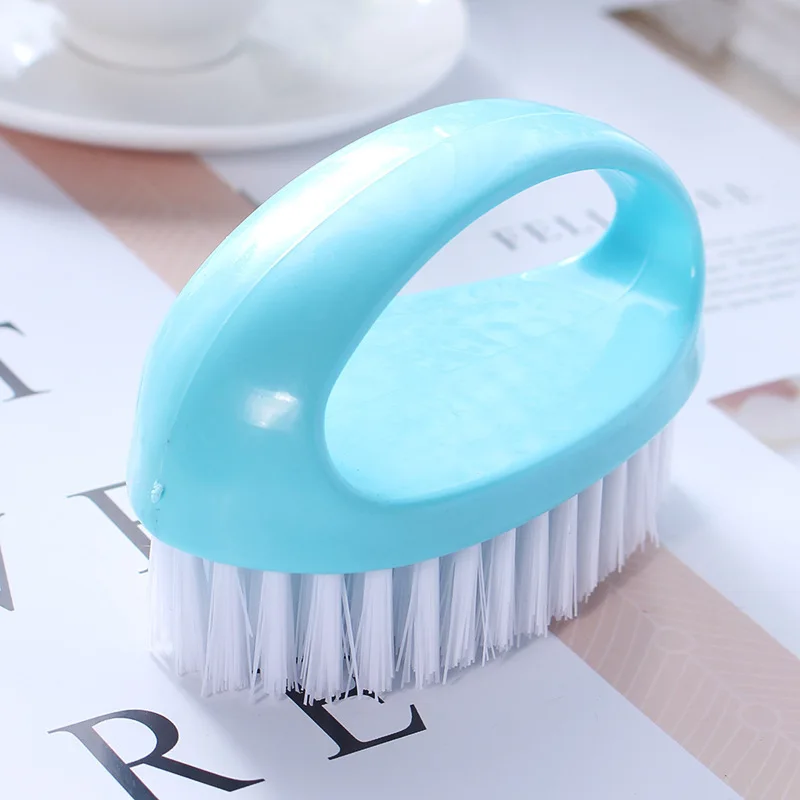 Household Cleaning Brush Candy-colored Laundry Brush Egg-shaped Shoe Brush Universal Cleaning Brush Clothing Brush Cleaning Tool - 15 - View #3