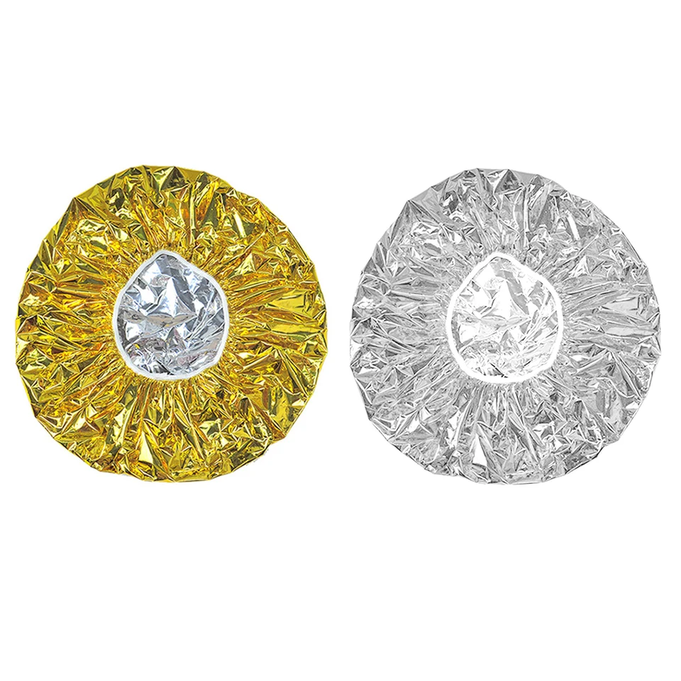 Ultra Thin Waterproof Aluminum Foil Shower Cap