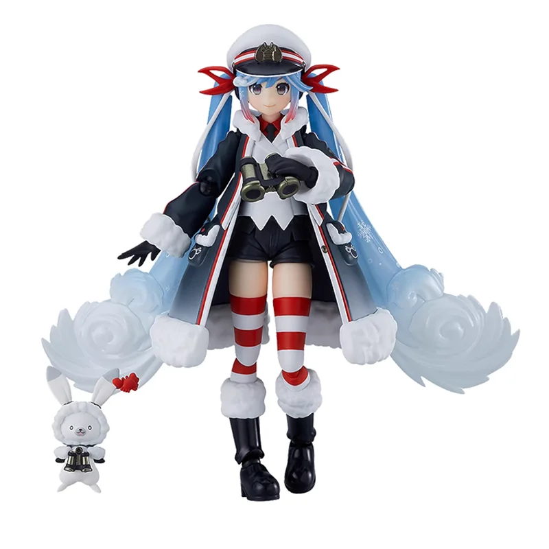 

Max Factory Hatsune Miku SNOW MIKU 2022 Grand Voyage Figma Anime Figure Model Collecile Action Toys Gifts