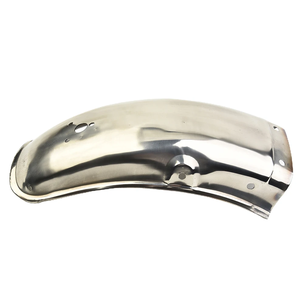 

Durable High Quality New Practical Useful Mudguard Rear 16.73in Autocycle Chrome Fender Motorcycle Parts Replaces