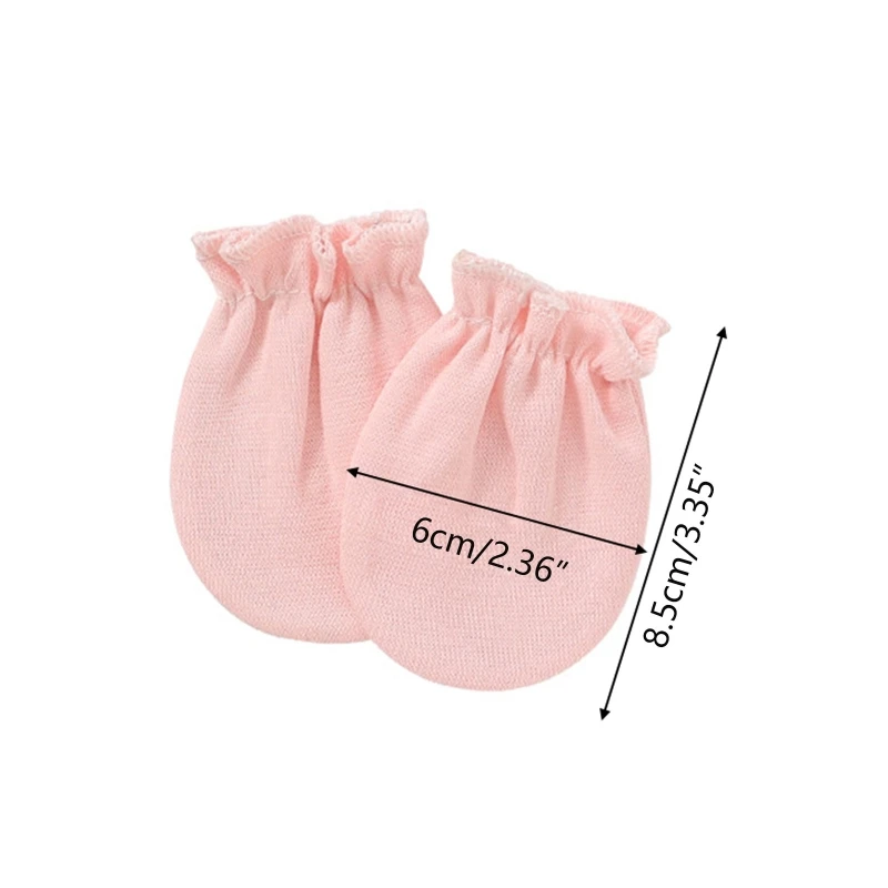 Infant Boy Girl Handguard Gloves Hand Socks Newborn PROTECTION Face Scratch Solid Color No Scratch Mitt