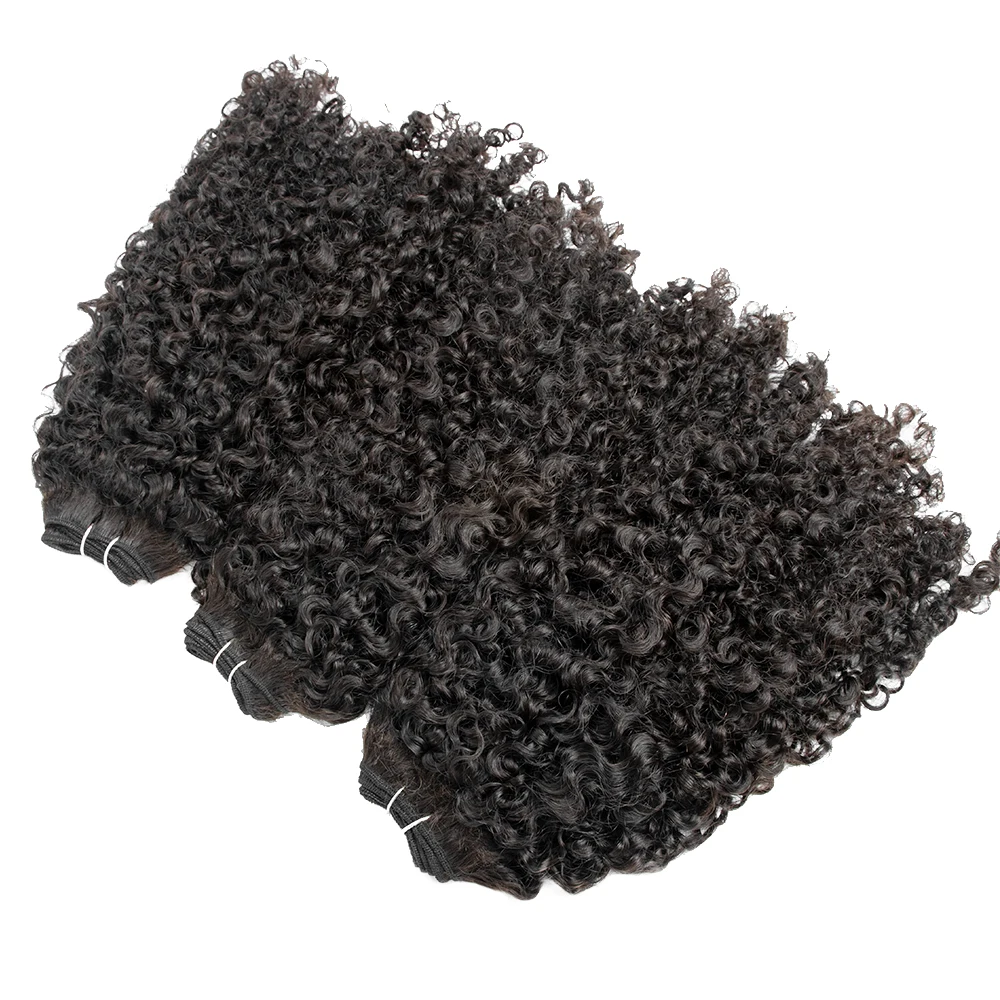 Burmese Curly Hair Bundles Kinky Curly Human Hair Extensions Raw Indian Double Weft 1/3/Pcs Bundles Full End human hair extensions,human hair bundles,human hair bulk