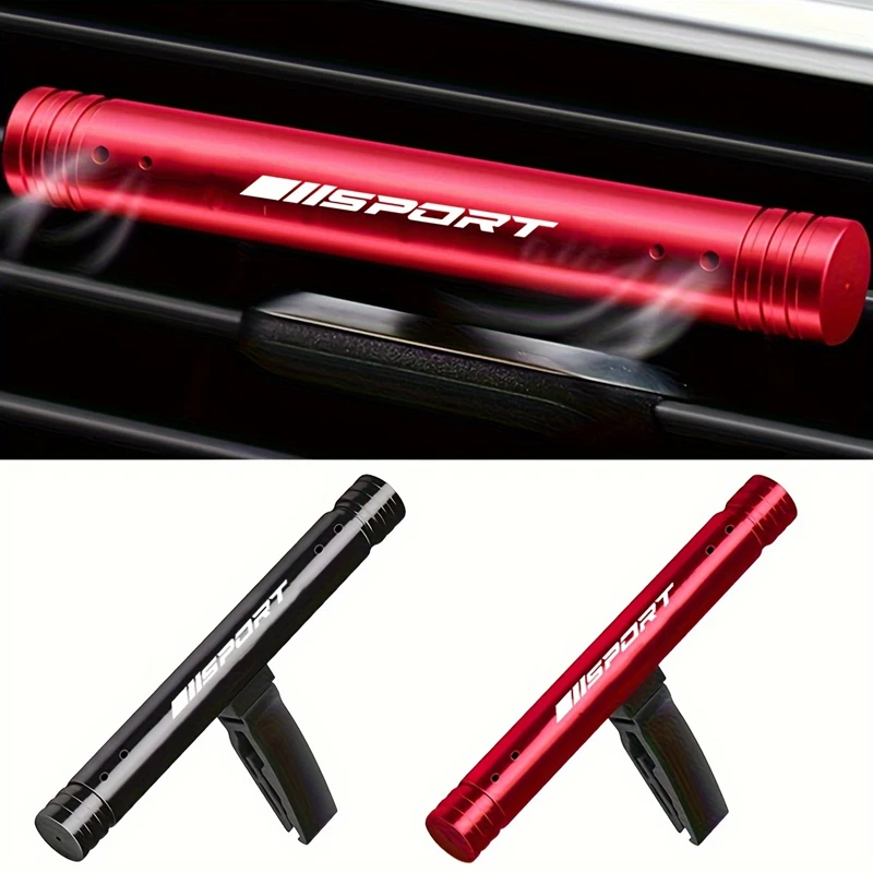 Profumo per auto in metallo Bastone per aromaterapia per auto Condizionatore d'aria Uscita aria Clip per aromaterapia Ornamento solido Aromaterapia per auto creativa