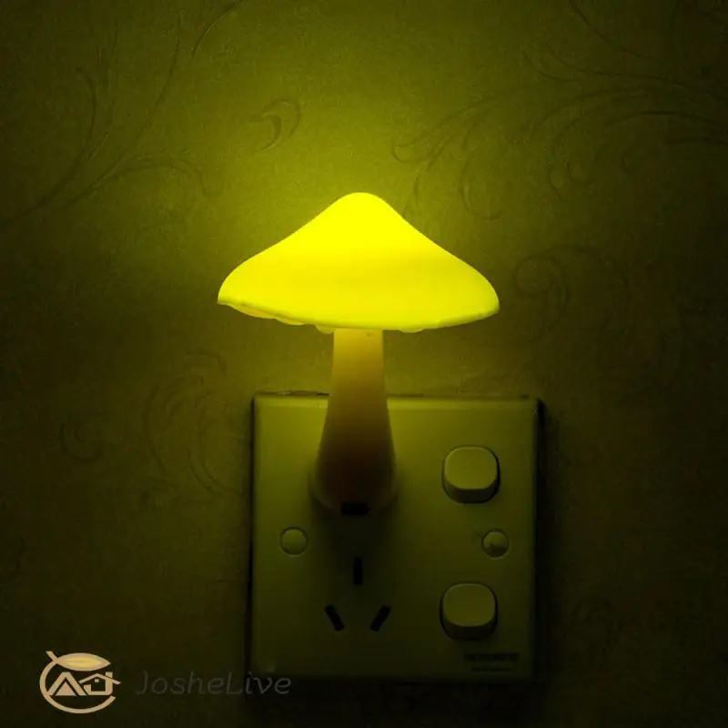 

Atmospheric Bedroom Light Convenient Led Night Light Home Decoration Safe Light-control Sensor Mushroom Night Light Bedside Lamp