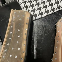 Luxury Glitter Rhinestone Designer Mesh Flats Women Summer Fashion Light Breathable Mules Loafers Elegant Comfort Ballet Shoes - Image 6