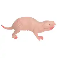 Plastic Mole Figurine Toy Simulation Static Full Core Naked Mole Model for Kids Sand Table Ornaments 1
