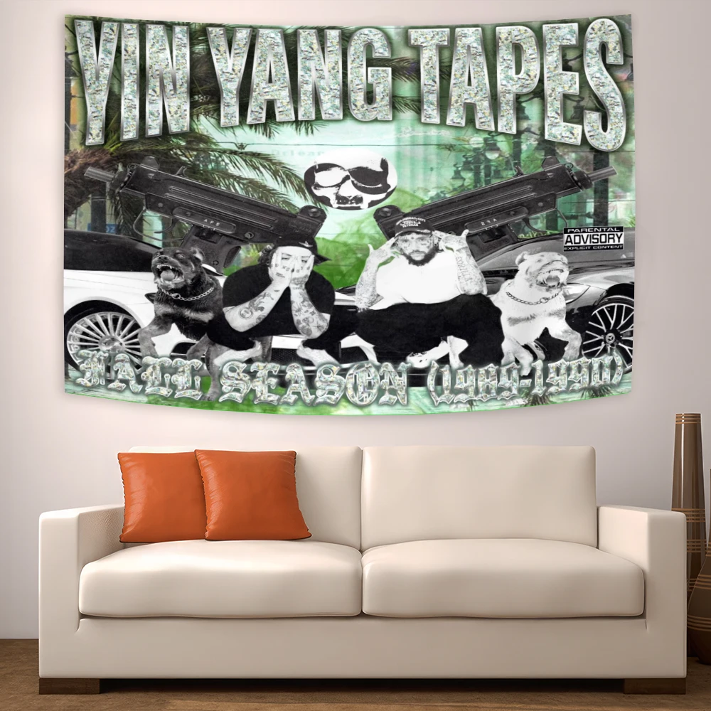 Suicides Funny Boys Band Tapestry 3&times;5FT for Bedroom and Party Decor