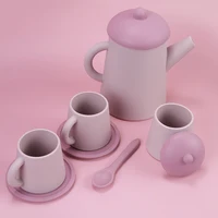 TYRY HU Teacup Children Toy Simulation Kitchen Utensil BPA Free Silicone Kid Education Pretend Play Toy Gift 1
