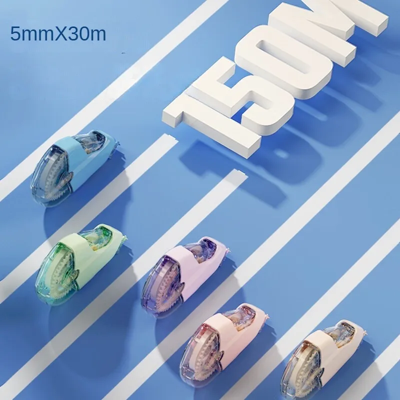Correction Tape Large Capacity Morandi Color Correction Tapes for Students Learning Office 30m x 5mm M&G 5 Pcs