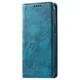 Premium Retro Leather Wallet Magnetic Flip Case - Universal for Huawei P50 Pro(6.6in (Green)