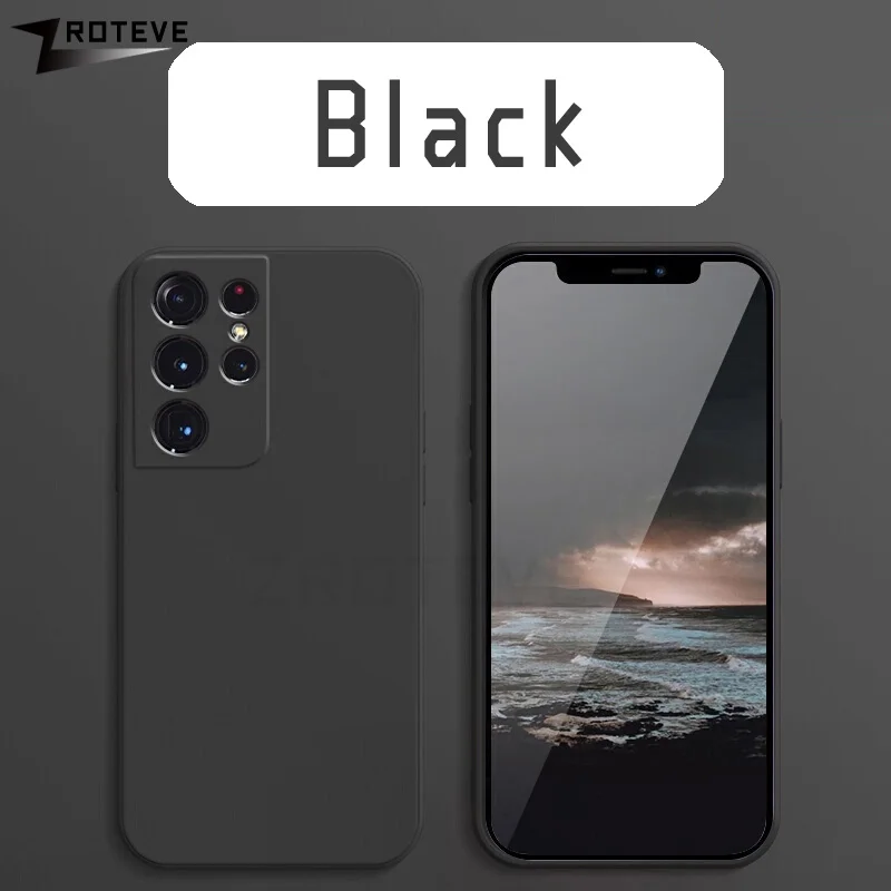 samsung galaxy s21 fe 5g case S21 Case ZROTEVE Liquid Silicone Soft Cover For Samsung Galaxy Note 10 9 8 20 Ultra S21 S22 S20 FE S10 E S8 S9 Plus Note20 Cases samsung galaxy s21 fe 5g case