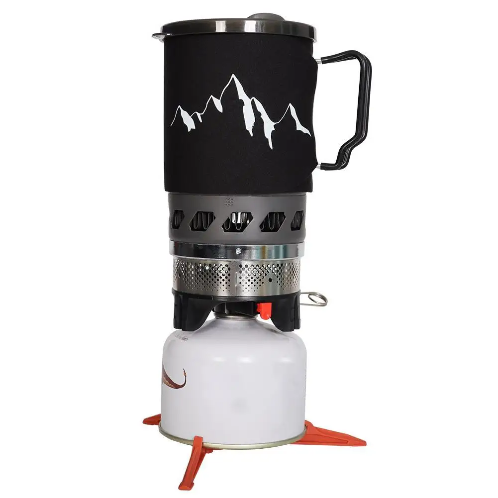 Description Picture 6 of itemPortable Camping Gas Stove Outdoor Gas Stove Burner Tourist Coffee Pot Cup Cookware Tableware Tourism Stove Gas Burners