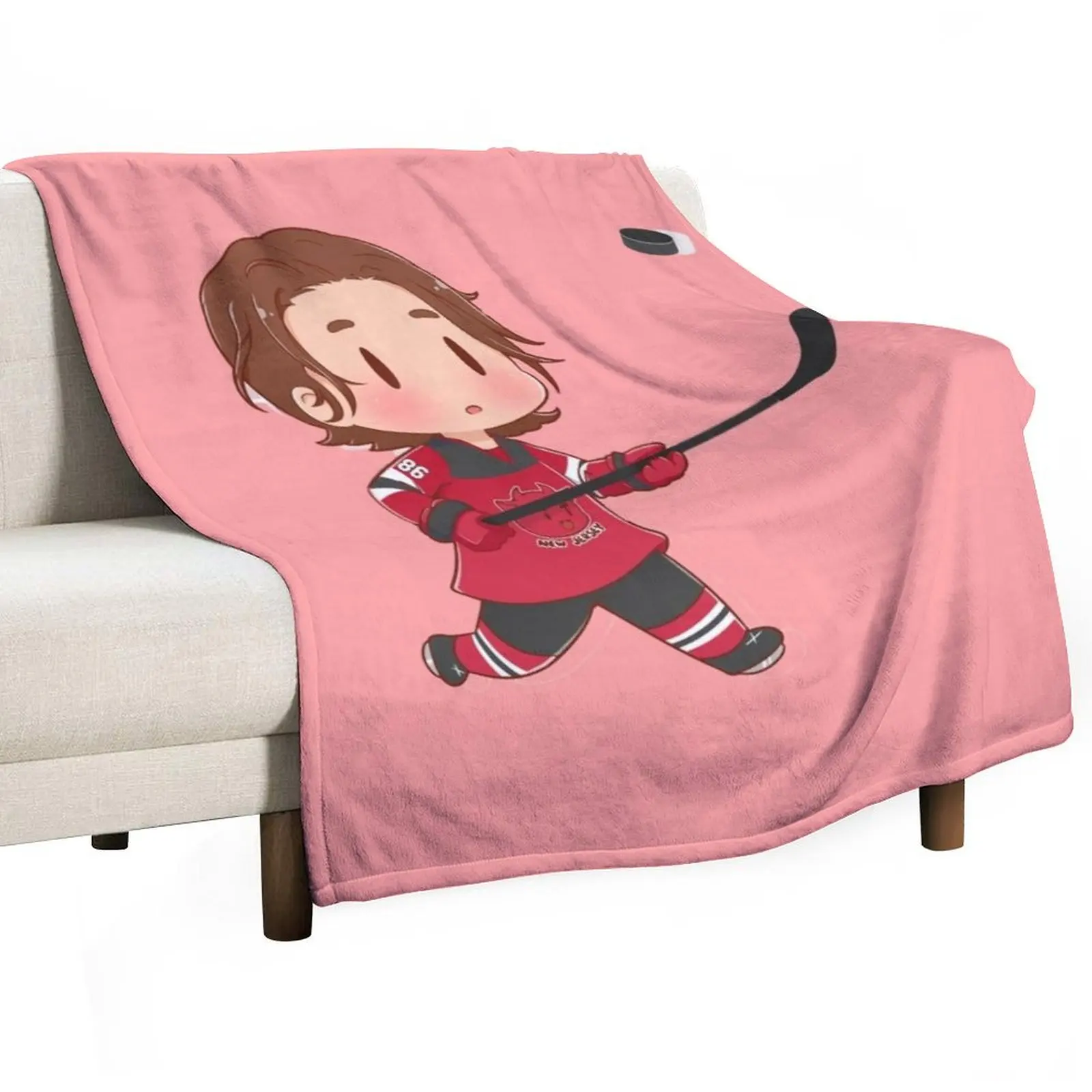 

jack hughes hockey Throw Blanket Beach Decorative Beds Heavy Travel Blankets
