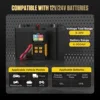 AUTOOL BT360 8-29V Car Battery Tester 2.8-Inch Color Display Electric Vehicle Battery Analyzer 30-2000CCA Cranking Charging Tool 3