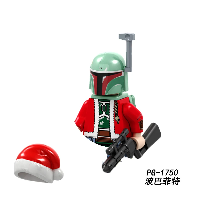 Figuras de acción en miniatura de la serie navideña de Star Wars de Marvel y DC, bloques de construcción, muñecos de películas clásicas, juguetes para niños, regalo