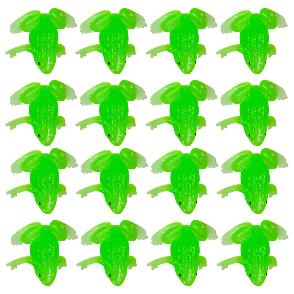 

20pcs Mini Fake Frogs Small Frogs Figurines Miniature Frogs Simulation Frogs