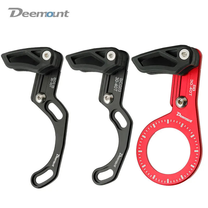 Bike Chain guide Anodized 7075 Alloy Fits 1X System 1 Speed Single Plate Wide Narrow Gear Guid for ISCG 03 ISCG 05 BB Post Mount bicycle bottom bracket adapter bicycle bottom brackets adapter